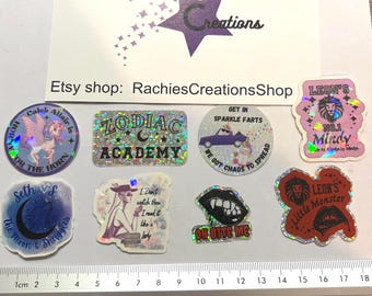 Naklejki Zodiac Academy Mini, oficjalnie licencjonowany gadżet (8 szt.)