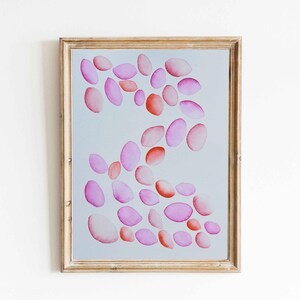 Original Watercolor Painting: Pastel Abstract Art
