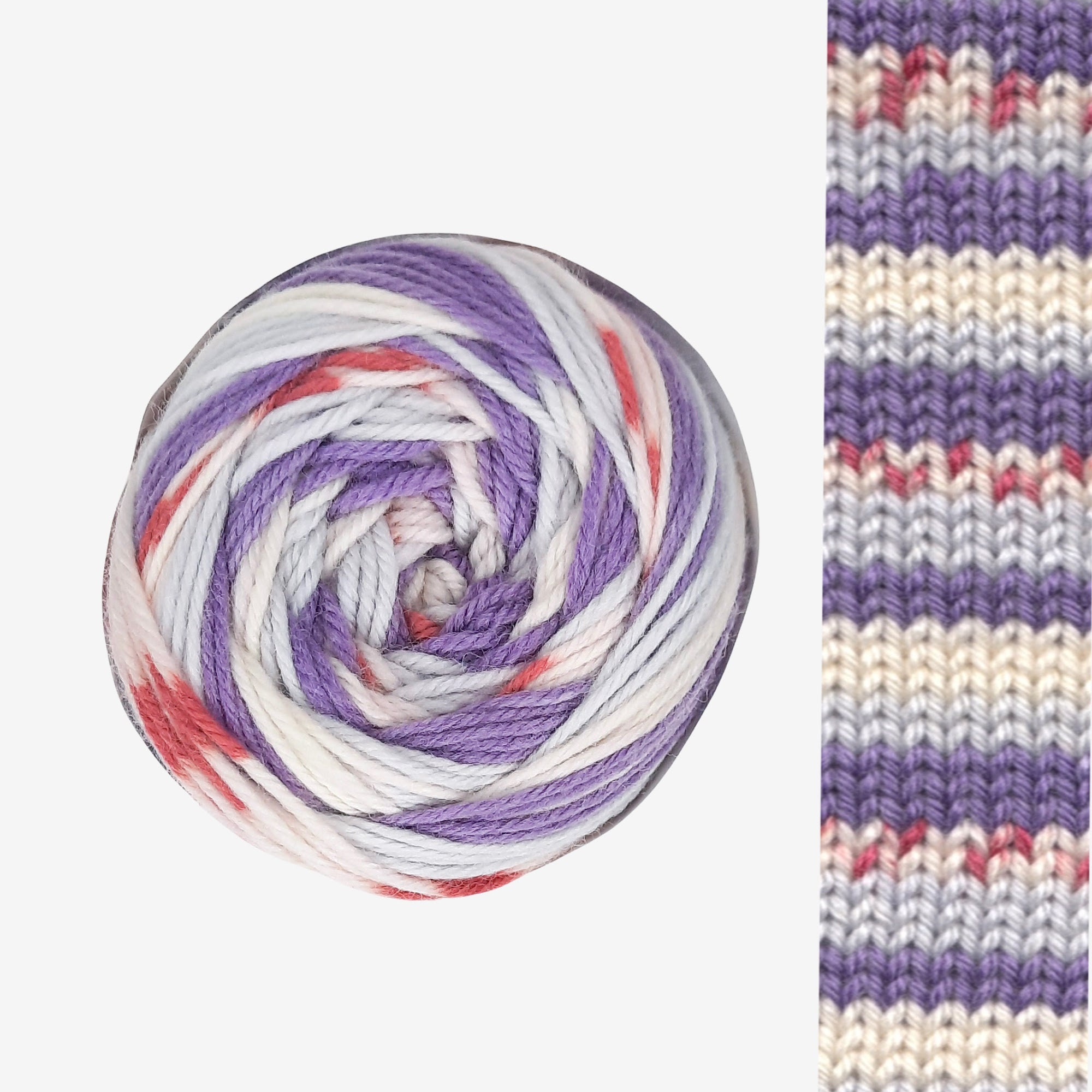 Self Patterning Yarn Fair Isle Yarn by EYB Self Striping Etsy