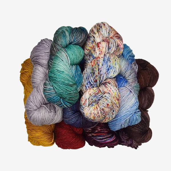 Malabrigo Arroyo Yarn, Malabrigo Yarn Color, Dk Weight Yarn, Hand Dyed Yarn, Superwash Merino Yarn for Knitting Crochet, Variegated Yarn