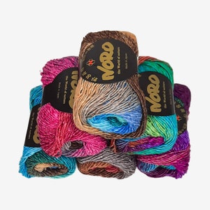 Noro Silk Garden Yarn, Silk Mohair Wool Yarn, Worsted Weight Yarn, Noro Yarn, Colorful Yarn, Medium Weight Yarn, Knitting Crochet Yarn