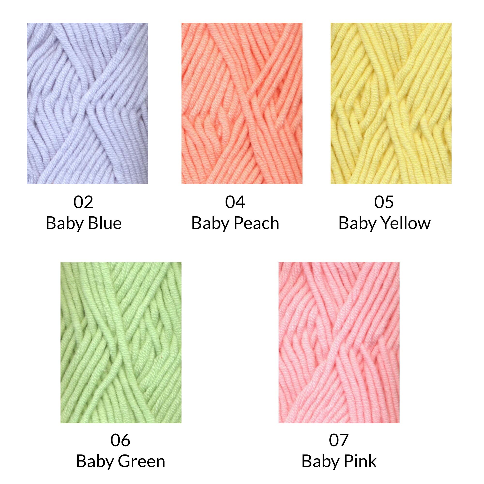 Babe Softcotton Chunky Yarn Chunky Baby Yarn EYB Bulky Etsy