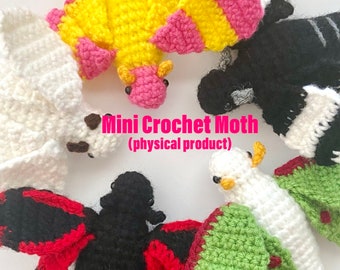 4” Handmade Crochet Moth