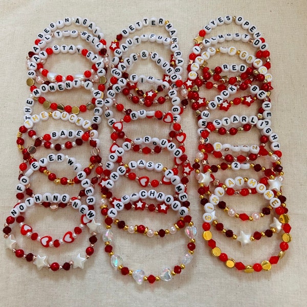 Eras Tour Friendship Bracelets | Red edition