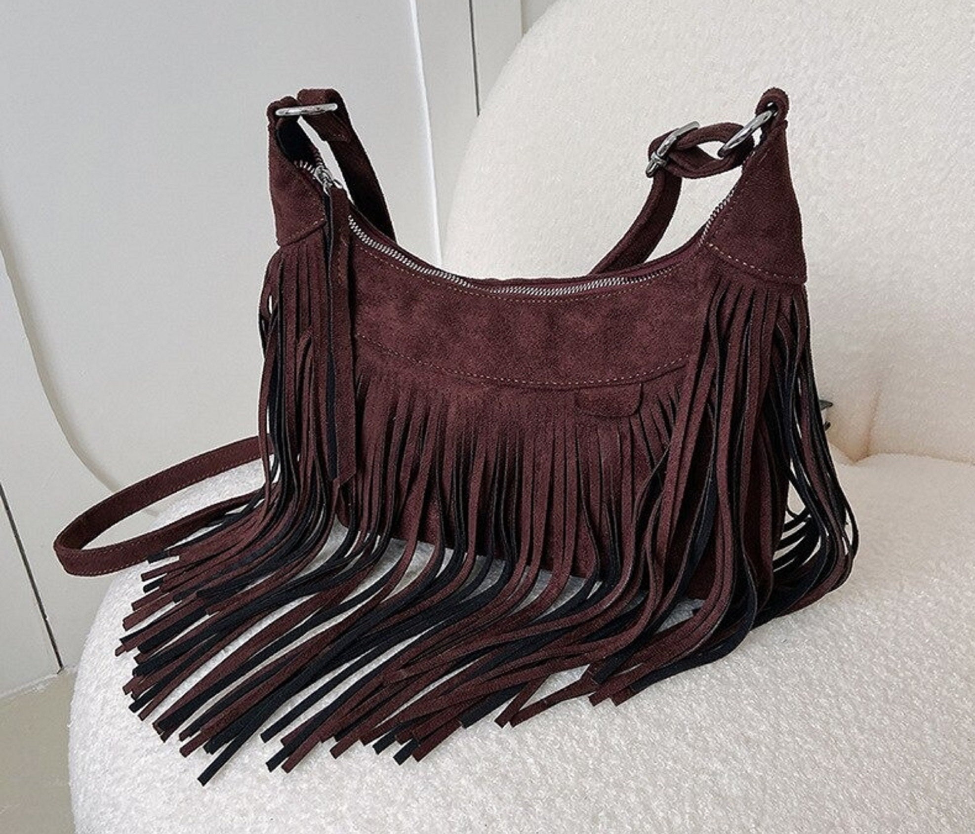 The Cason Fringe Crossbody Bag