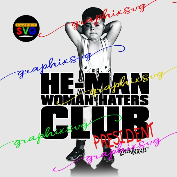Heman Womanhaters Club PNG. good for Sublimation File Etsy