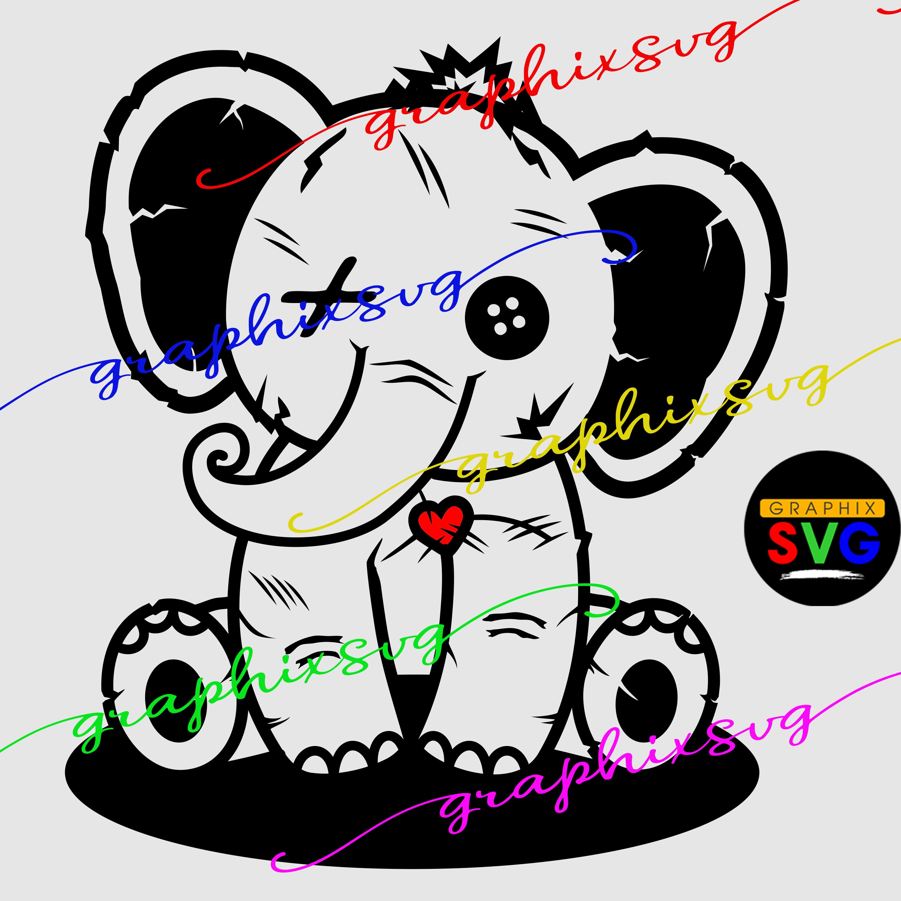 Elephant SVG Elephant EPS Elephant PNG. Vintage all Layered - Etsy