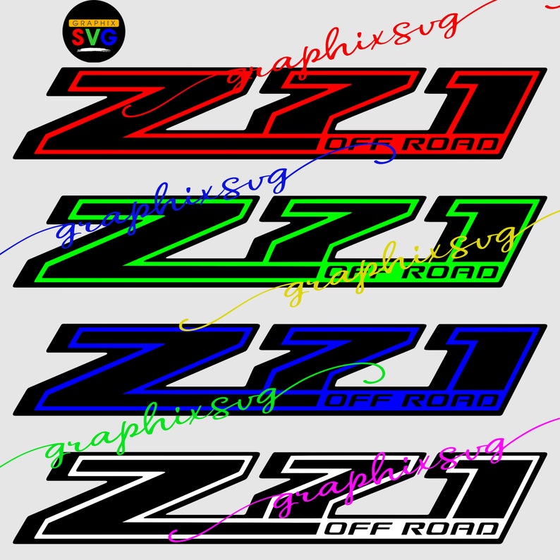 Silverado Z71 SVG Silverado Z71 EPS Chevy Automotive Z71 Etsy