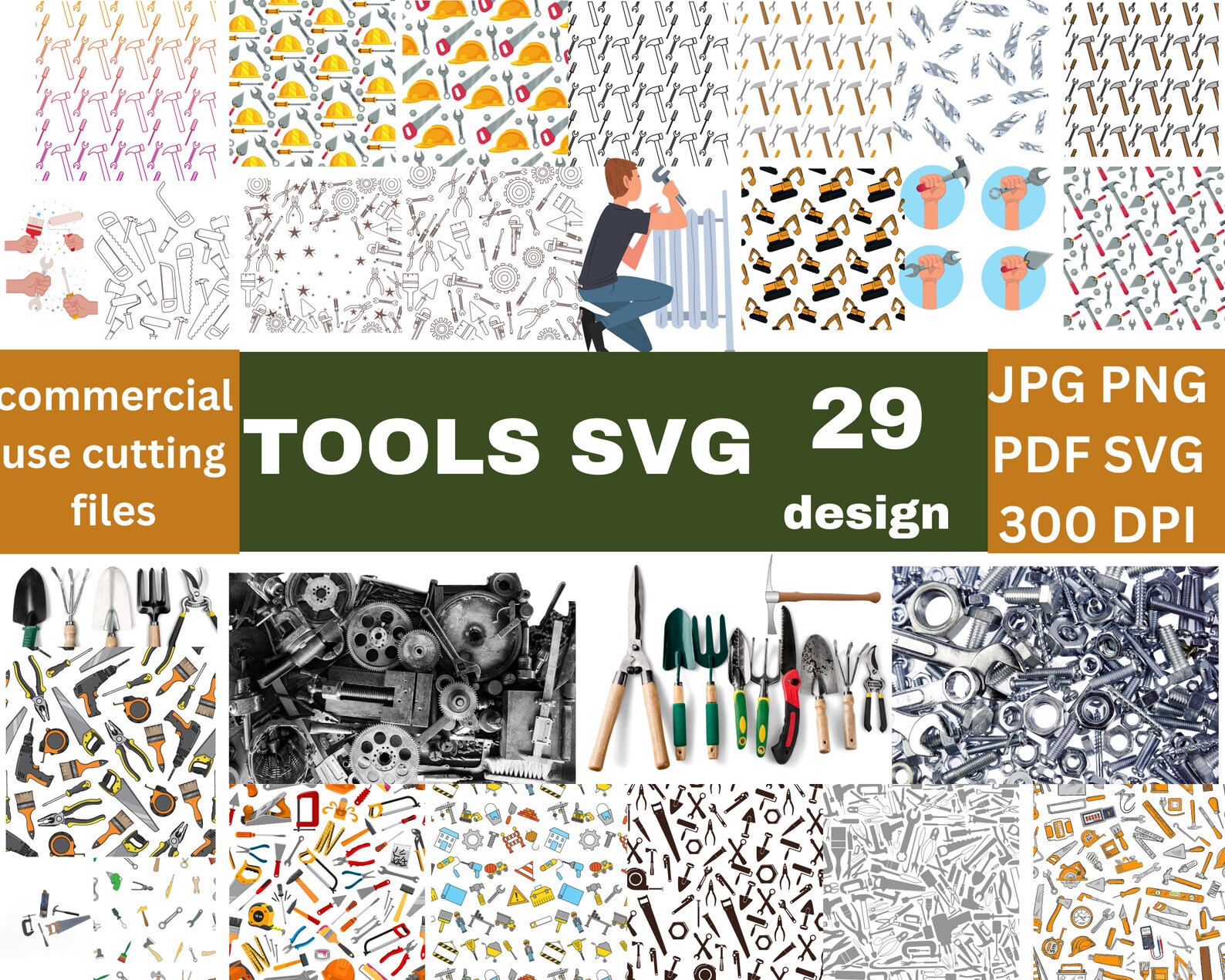 Tools Svg, Hand Tool Svg, Tool Svg Bundle, Wrench Svg, Mechanic Tools ...