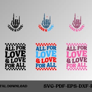 All For Love And Love For All SVG, Pride Ally, Svg Cutting File, Gay Pride Png, Gay Pride Svg, LGBTQ Png, LGBTQ Svg, Pride Month Png Design