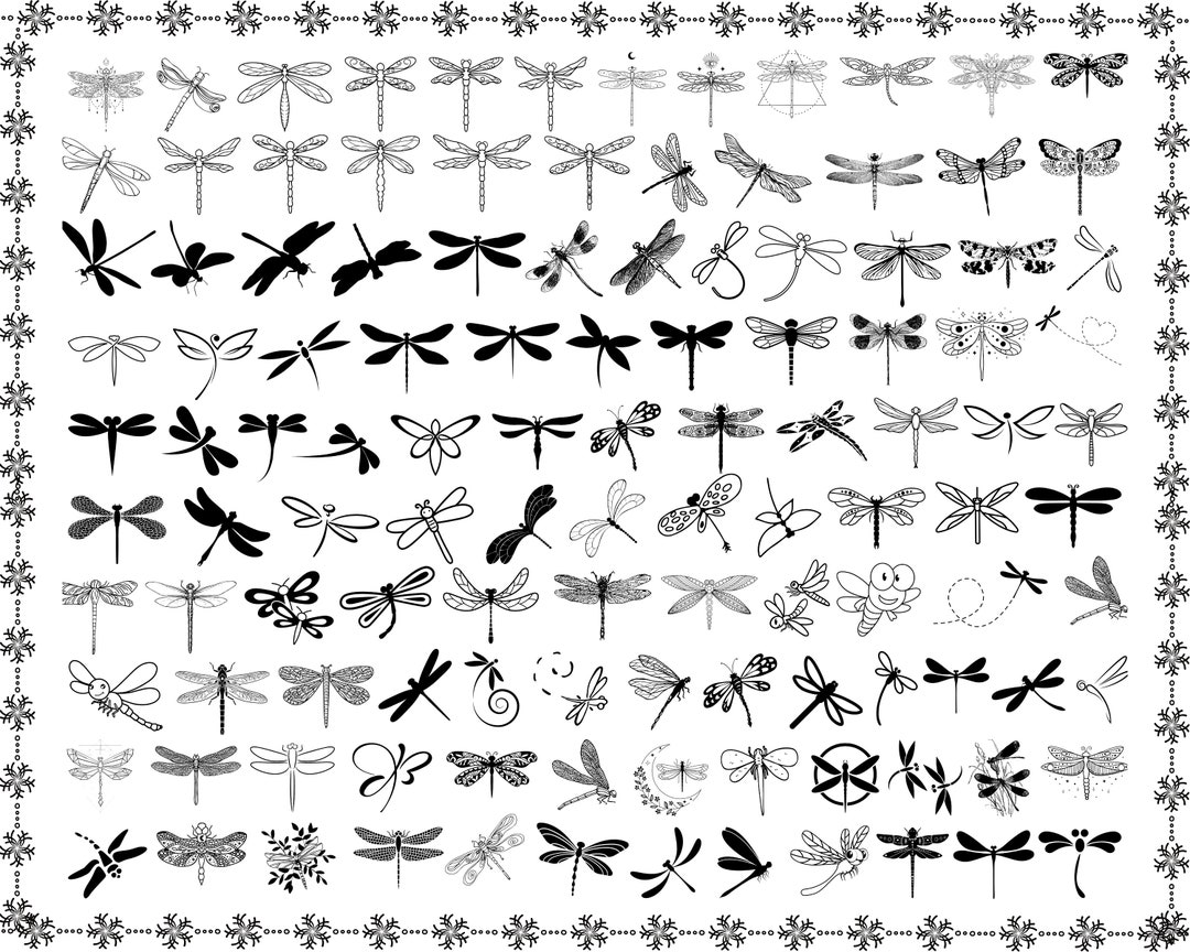 Dragonfly SVG, Cricut File, Dragonfly Cut File, Dragonfly Silhouette