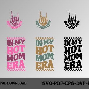 Svg L'époque de ma chaude maman, Svg maman, Svg maman, Svg maman, Pdf maman drôle, Svg maman rétro, Svg onduleux empilés, Svg maman populaire, Svg chemise maman