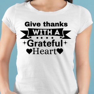 Give thanks with a grateful heart SVG, Autumn Svg, Fall SVG, Fall SVG,Thanksgiving Quote Svg, Autumn Png, Fall Sign, Cut File Cricut