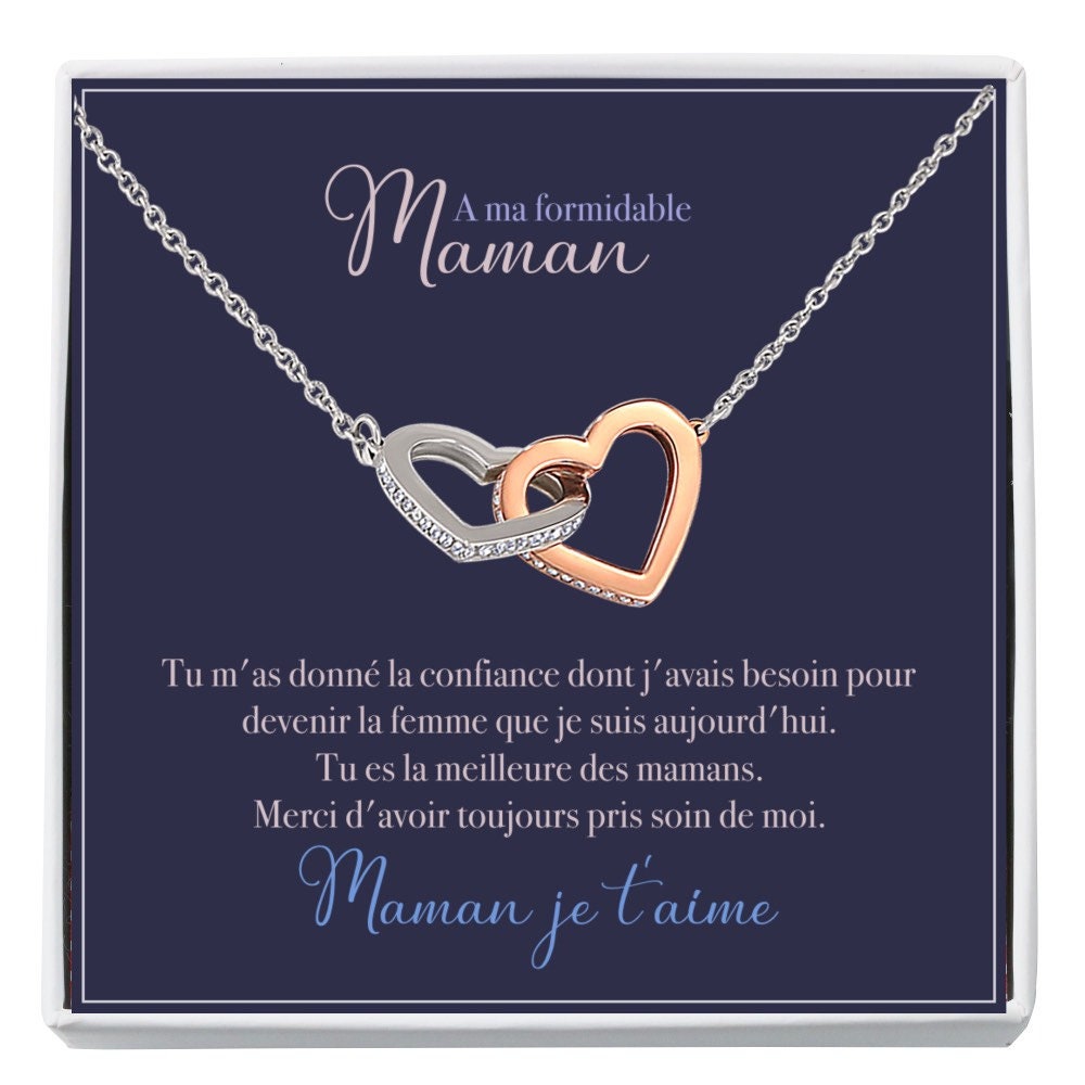 Collier En or Blanc Et Rose