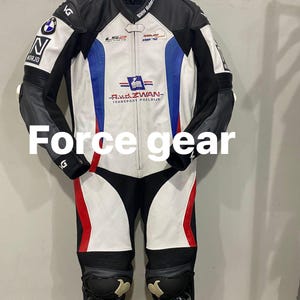 MotoGP Leather Motorcycle Suit: Custom Fit Biker Racing Suit