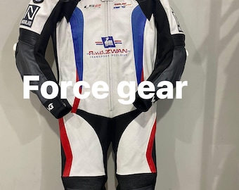 MotoGP Leather Motorcycle Suit: Custom Fit Biker Racing Suit