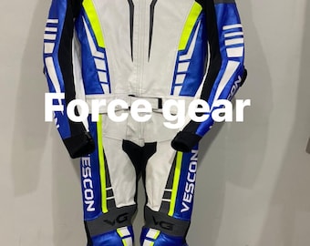 Motorbike Racing Leather Suit: MotoGP Biker Suit, Custom Fit