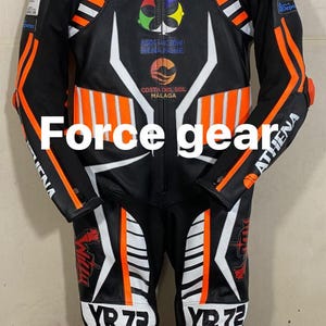 Motorbike Racing Leather Suit: MotoGP Biker Riding Suit