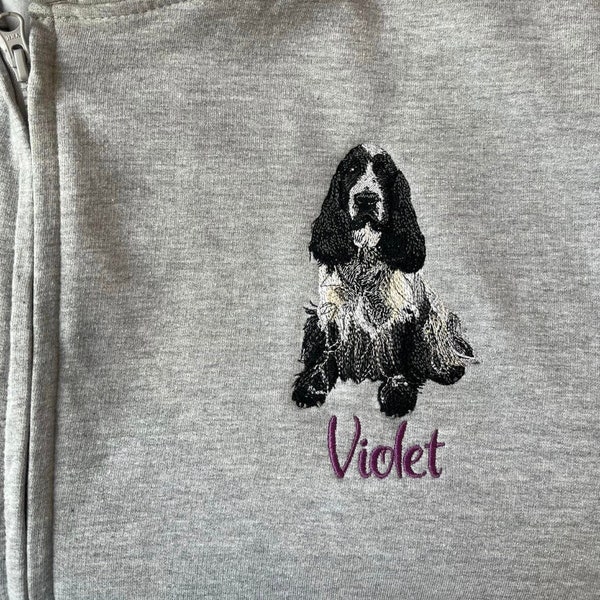 Stitch my pet - Embroidered dog
