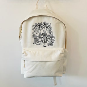 Alice in Wonderland Embroidered backpack