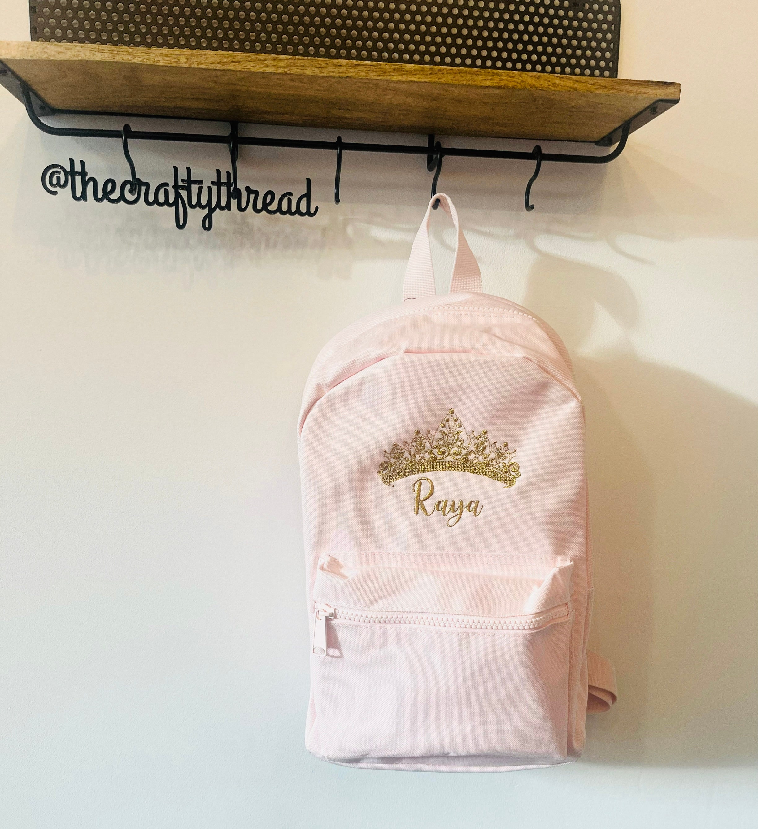 OG\'s Baby Cream Backpack with Crown Logo Crown Logo Backpack - Baby Powder – HSFT main image 3