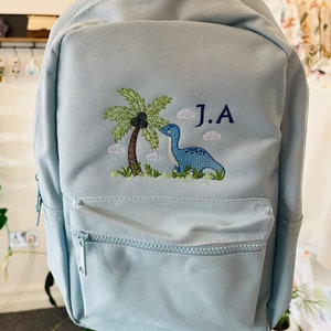Dinosaur backpack, Dino bag, nursery backpack, school backpack, back to school