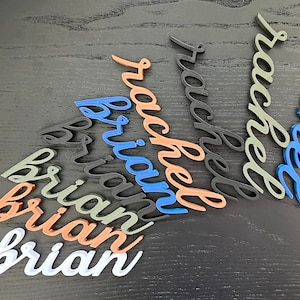 Calligraphie de nom imprimée en 3D