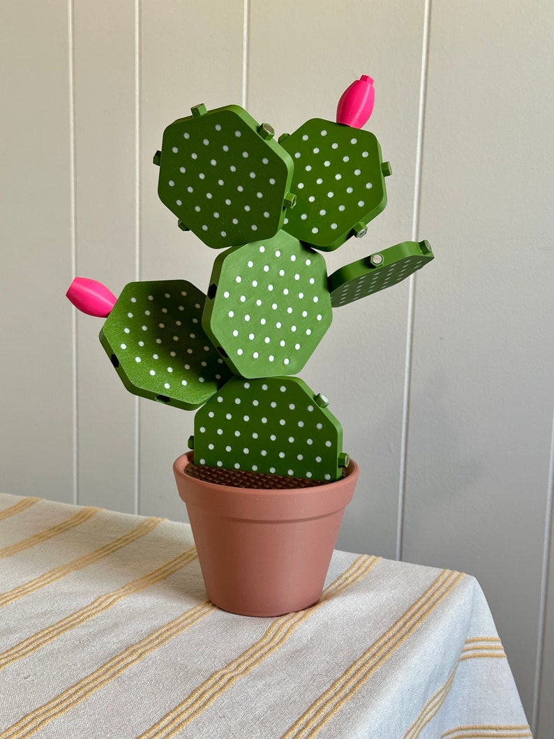 KuoTheDistance Prickly Pear Cactus Coaster - Thumbnail 3