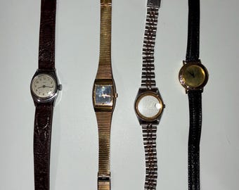 Vintage wristwatches 1970s