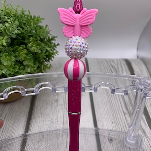 Butterfly Beaded Pen