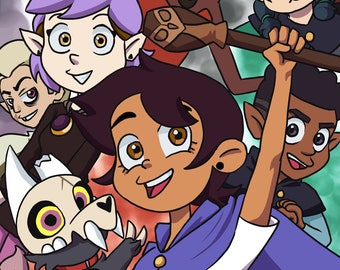 Owl Home - 11x17 print