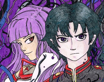 Guren / Mahiru - Seraph of the End - 11x17 print