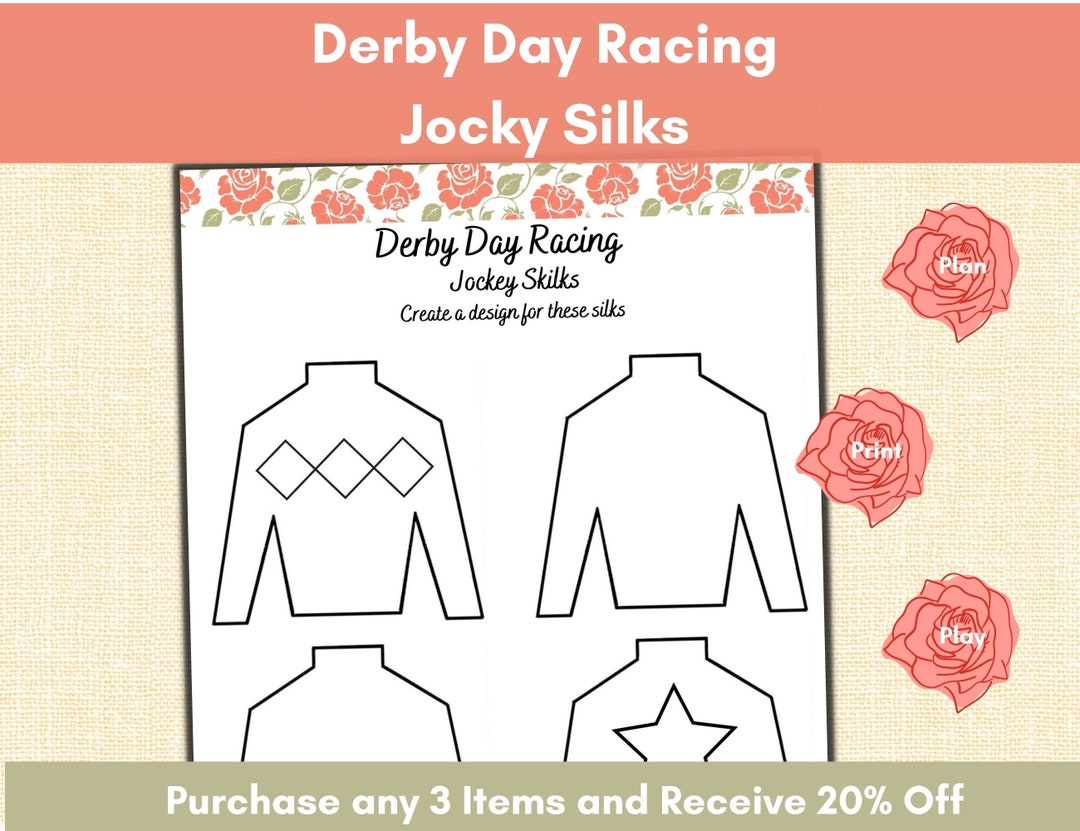 Derby Jockey Silks Earrings X