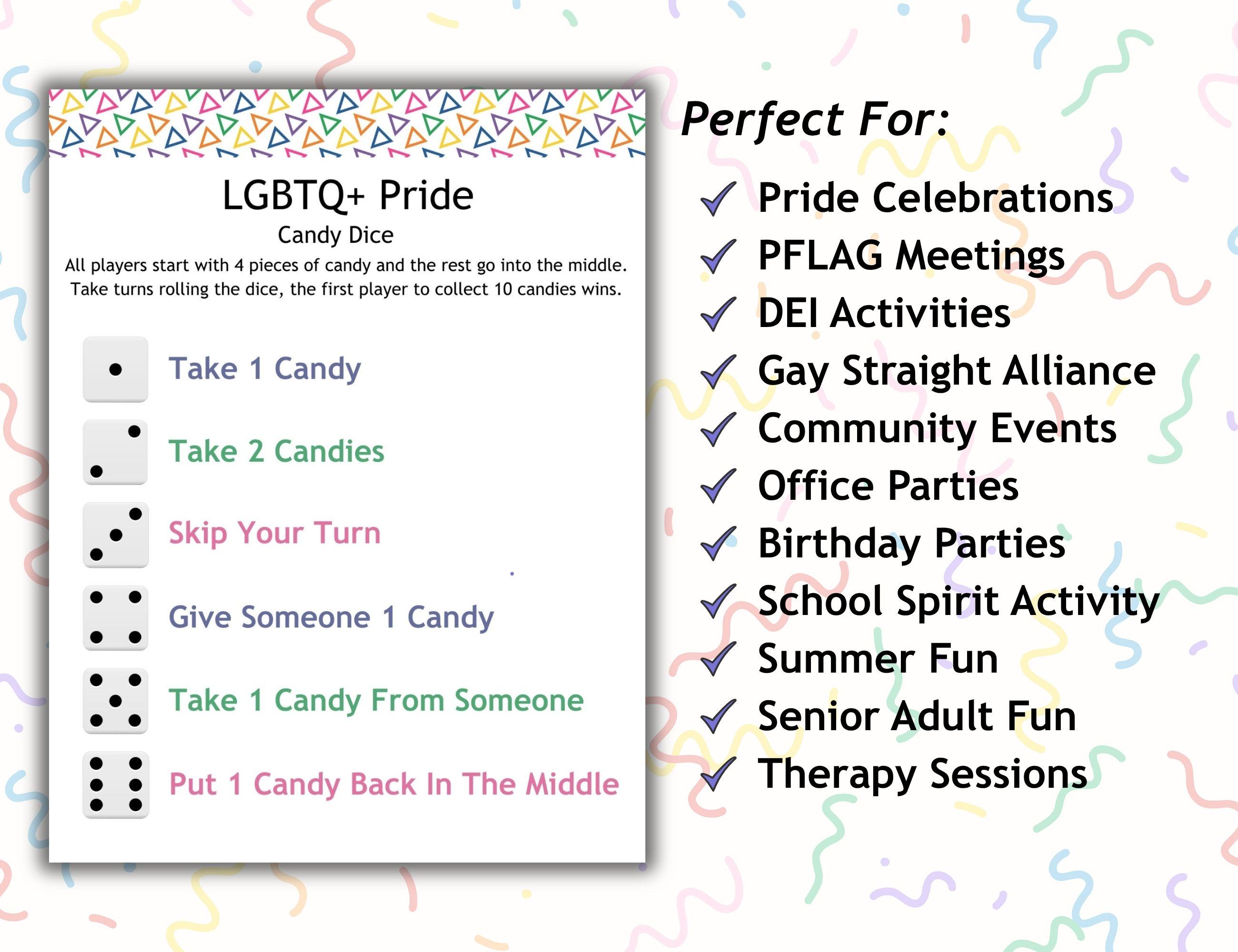 Queer Math Games Pride LGBTQ+ Game Bundle, Queer Trivia, Celebration Games (printable ...