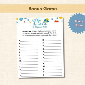 Dreidel Hunt, Hanukkah Scavenger Hunt, Hanukkah Party, Chanukah Game ...