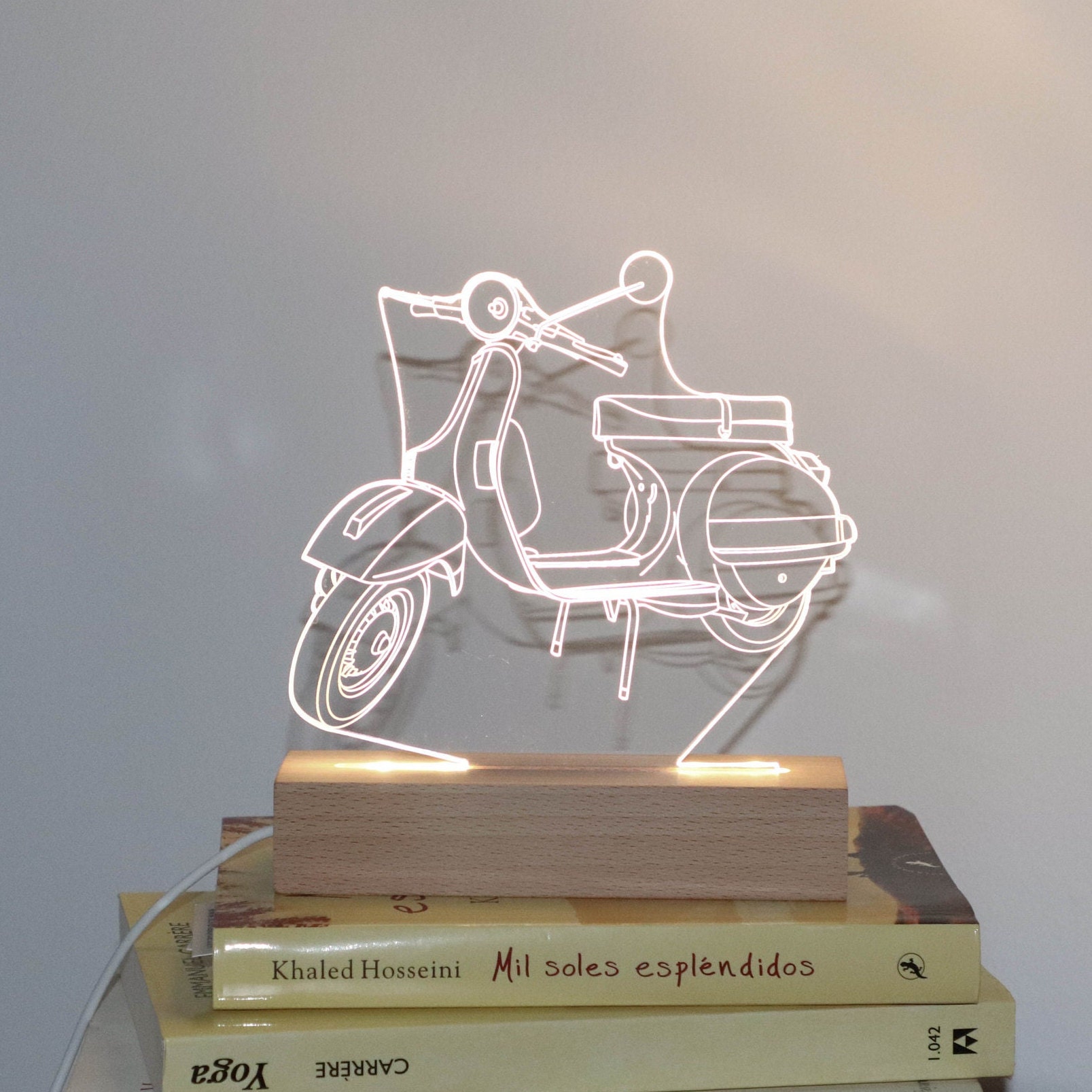 Ultimate Vespa Gifts For Scooter Enthusiasts Vespa Px 125 Night Light as Gifts for Him 3D Illusion - Etsy UK