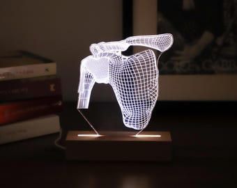 Shoulder Joint LED Lamp: Orthopedic Surgeon Gift, Medical Decor