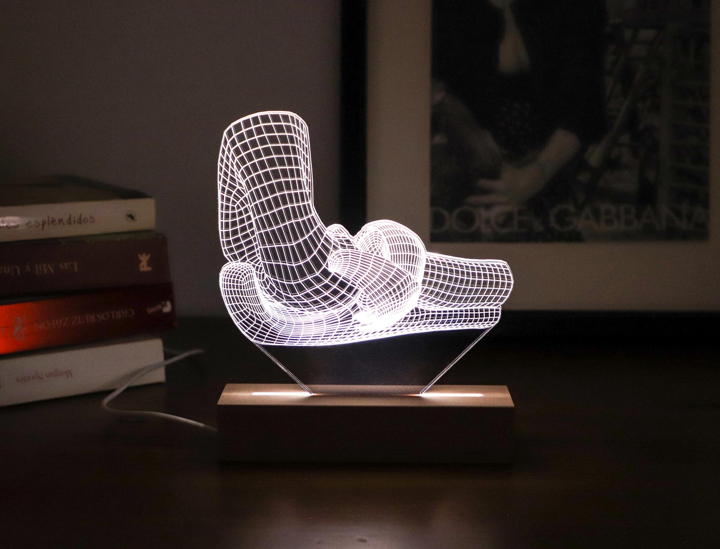 Elbow LED Lamp – Gift for Orthopedic Surgeon or Student, Medical Graduation Gift, Unique Bone Design, More Options Available