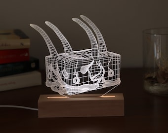 Hair & Skin LED Lamp – Personalized Gift for Dermatologist, Dermatology School Decor, Custom Light for Graduation