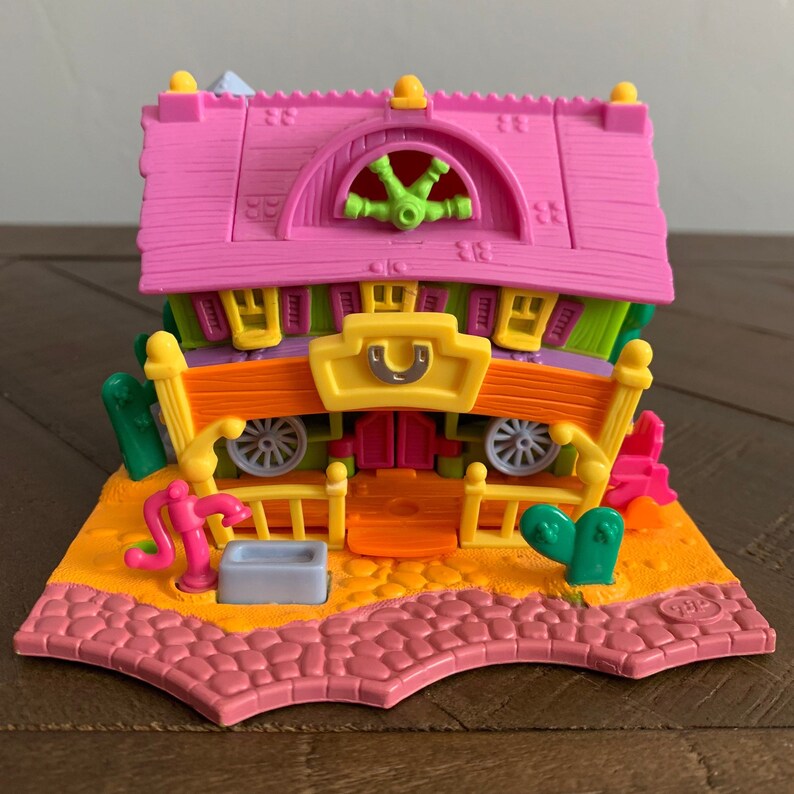 Polly Pocket Horse House 1994 Bluebird Toys Etsy