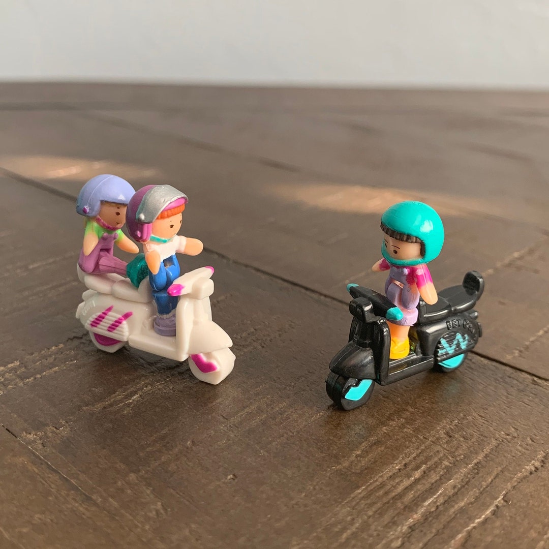 Polly Pocket Scooter Fun 1994 Bluebird Toys 100 Complete Etsy