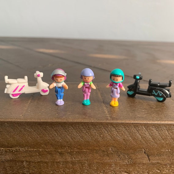 Polly Pocket Scooter Fun 1994 Bluebird Toys 100 Complete Etsy