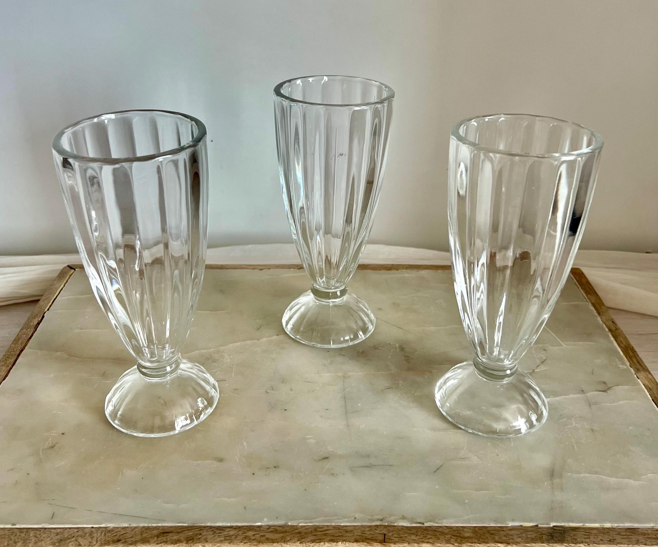 Milk shake glasses