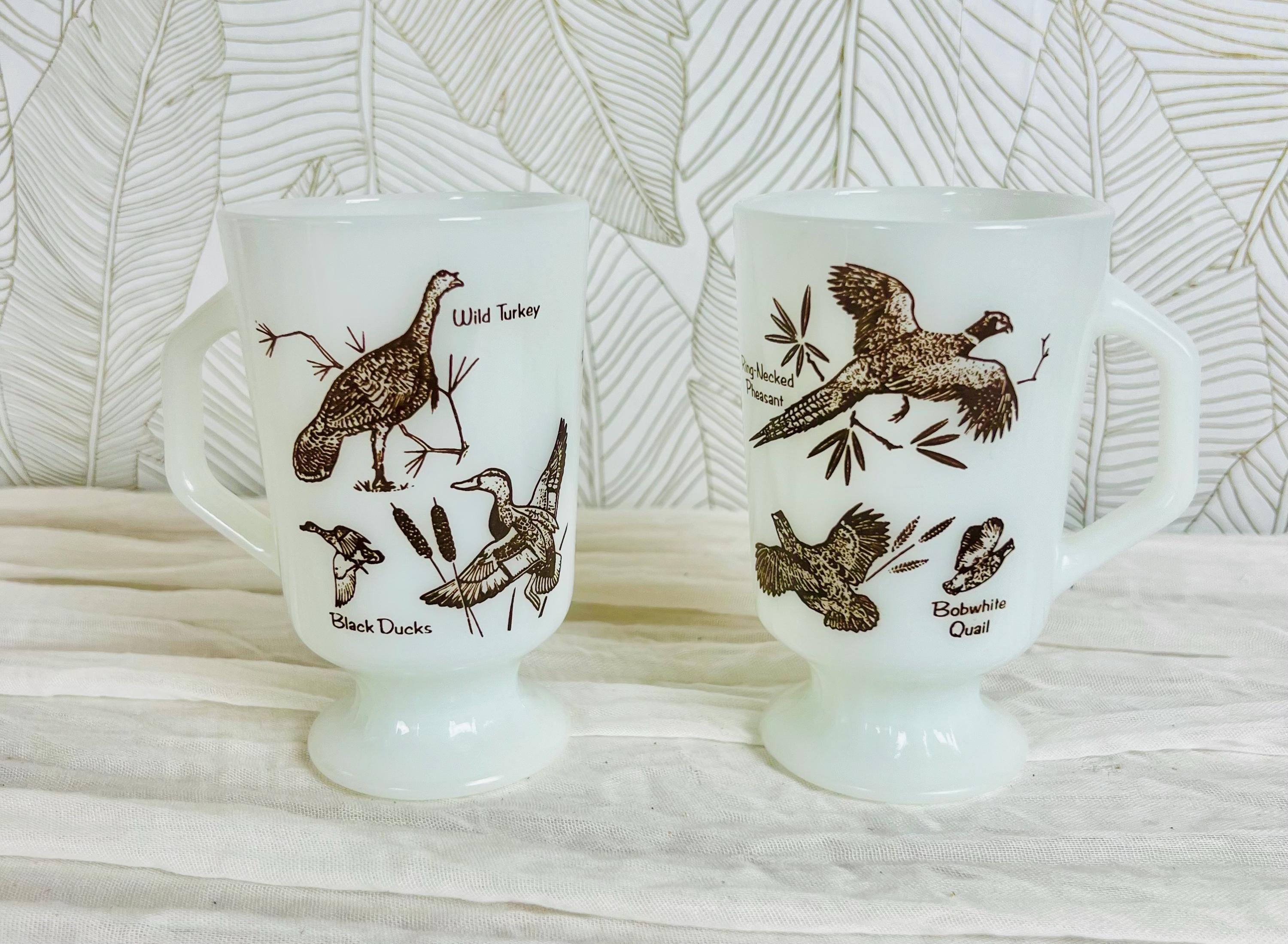 Fire king bird mugs - Etsy 日本