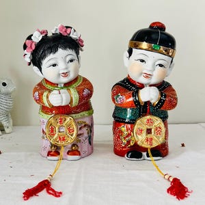 Chinese boy figurine - Etsy 日本