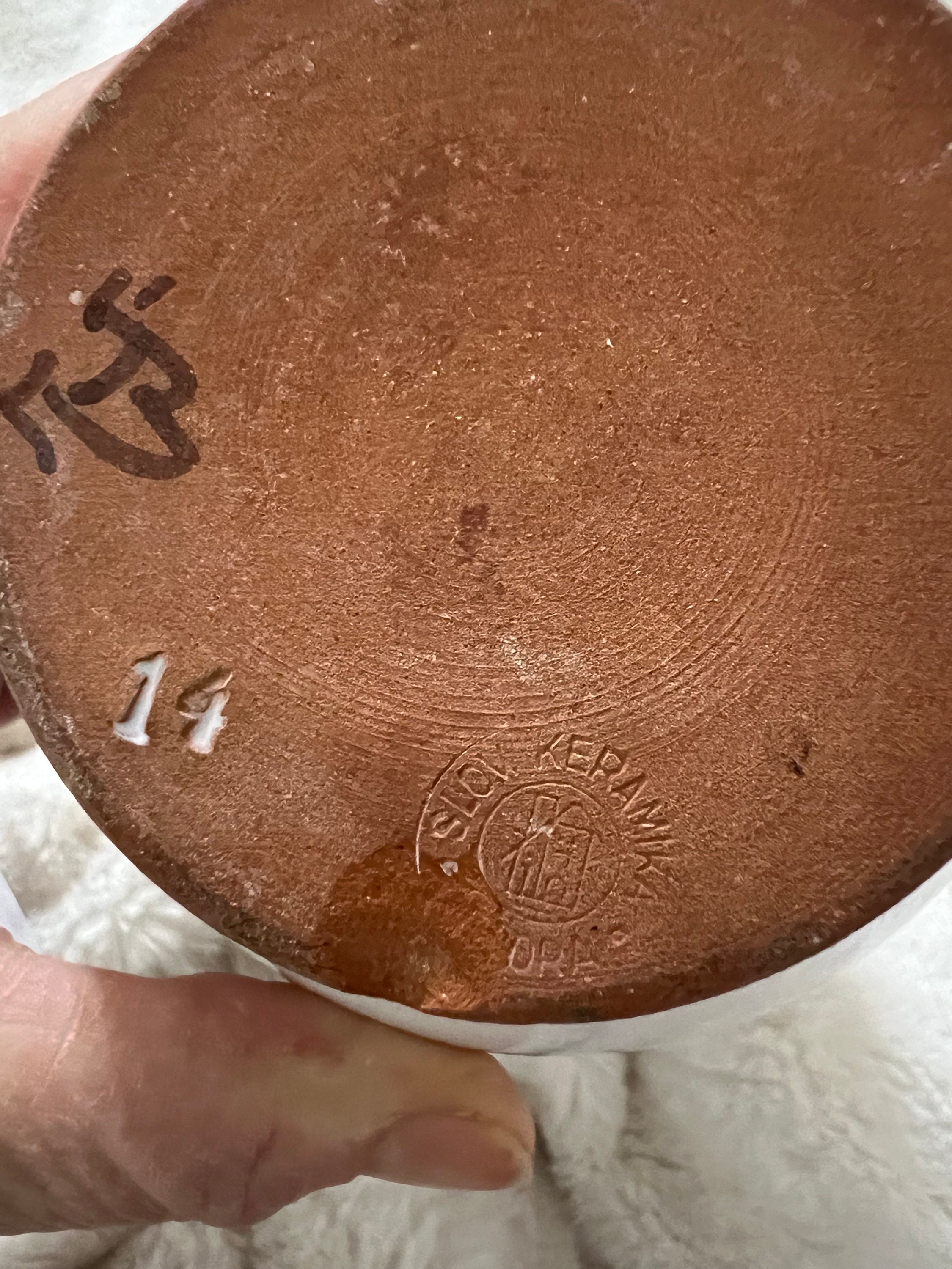 Modra Slov Keramika セラミック ハンドペイント 陶器 チェコ