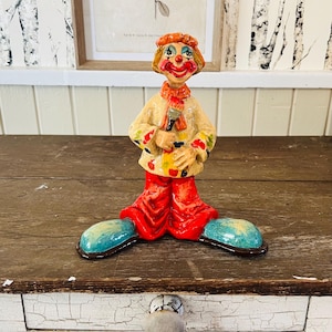 Vintage Paper Mache Clown