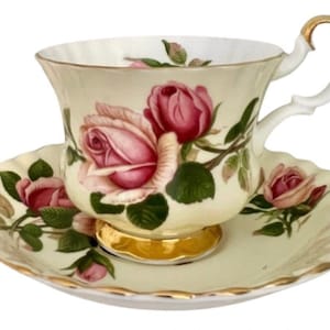 Royal Albert Teacup and Saucer, “English Beauty” Tea Cup, Made in England **Reduced**