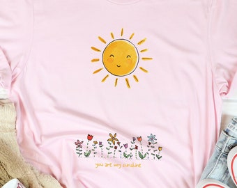 Kaislandy Wome Ns You Are My Sunshine T Shirt