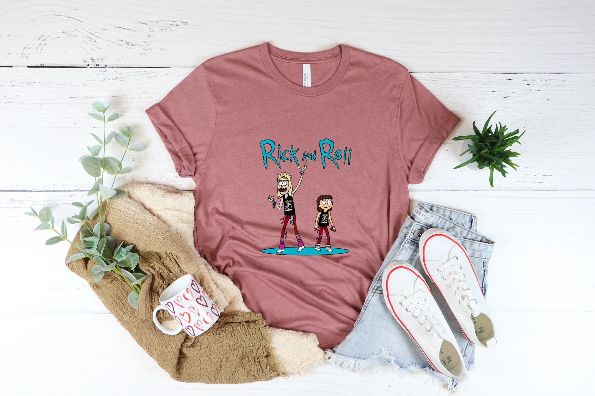 Discover Rick And Roll, Rick And Morty Shirt, Schwifty Shirt, Adult SwimRick Shirt, Rick and Morty Gift, Funny Comedy Cartoon Design Tshirt  #GD0029